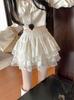 Women's 2026 Ballet Style Lace Trimmed High-Waisted Summer Layered Fluffy Short Skirt