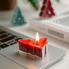 Handcrafted Christmas Tree Aromatherapy Candle - Scented Tea Light for Birthdays & Parties