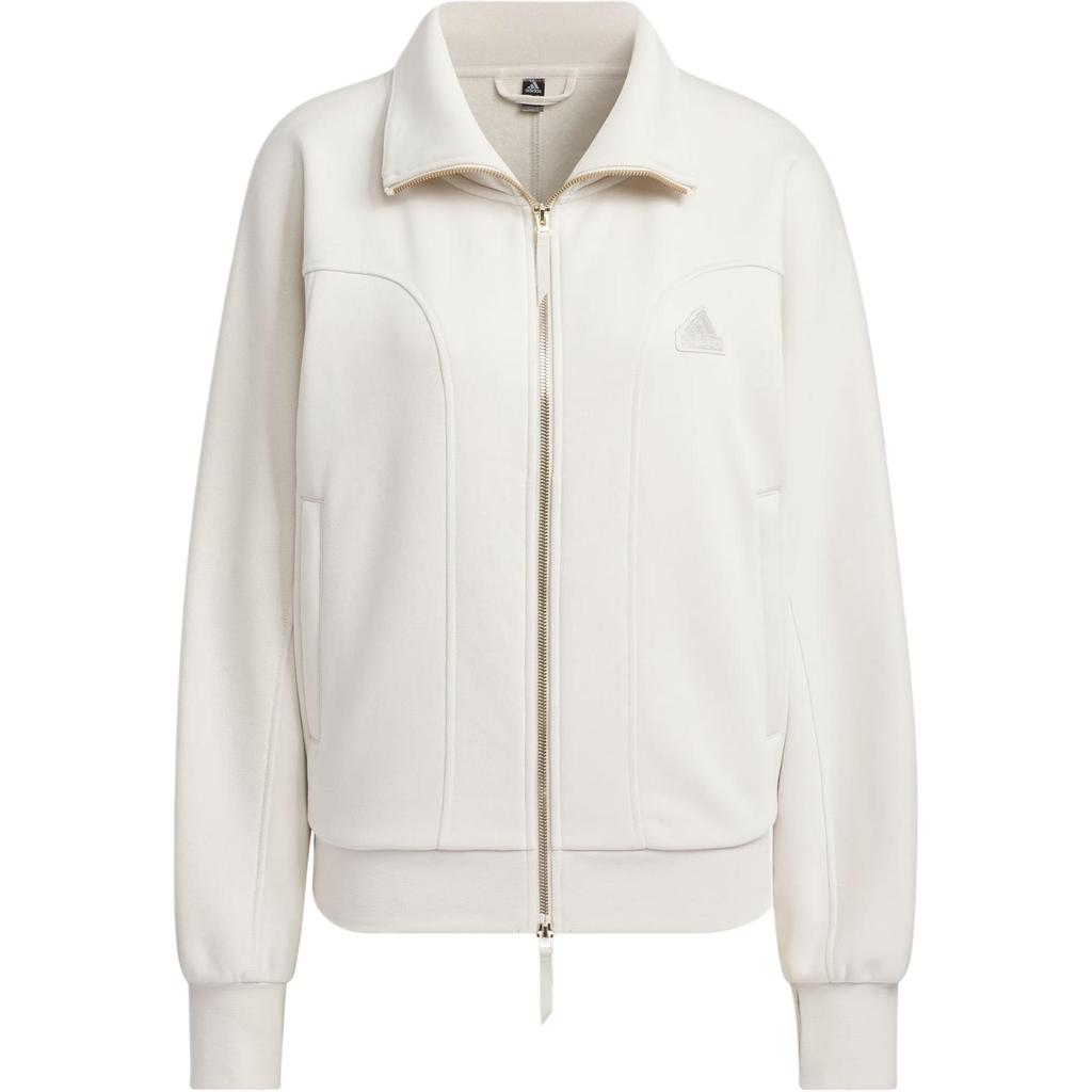 Adidas FW24 Small Logo Series Fleece Jacket Women Jacket Phosphor-Brown JJ3566