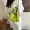 Fashionable Large Capacity Bucket Bag For Women In Trendy Street Style Pu Material