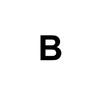 Decorative Letter - CTOP - B - Wood - 10 X 10 Cm - Brown