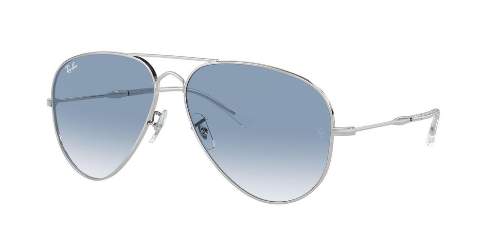 RB3825 Old AVIATOR Silver 58mm Ray-Ban Sunglasses,