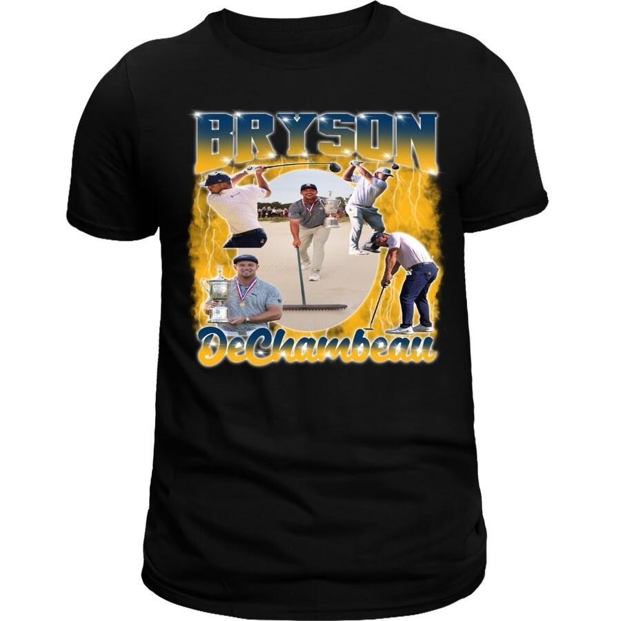 Bryson DeChambeau T-shirt Tee Shirt Golf US Open S-5XL PGA LIV Unisex T-Shirt M