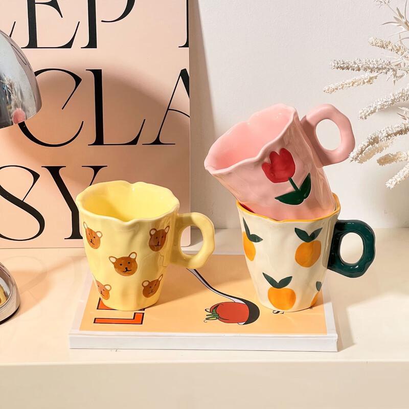 Hand-pinched Ceramic Little Bear Mug