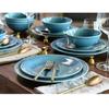 CreaTable Orient Mandala Tableware Set Aquamarine, 18 Pcs (21624)