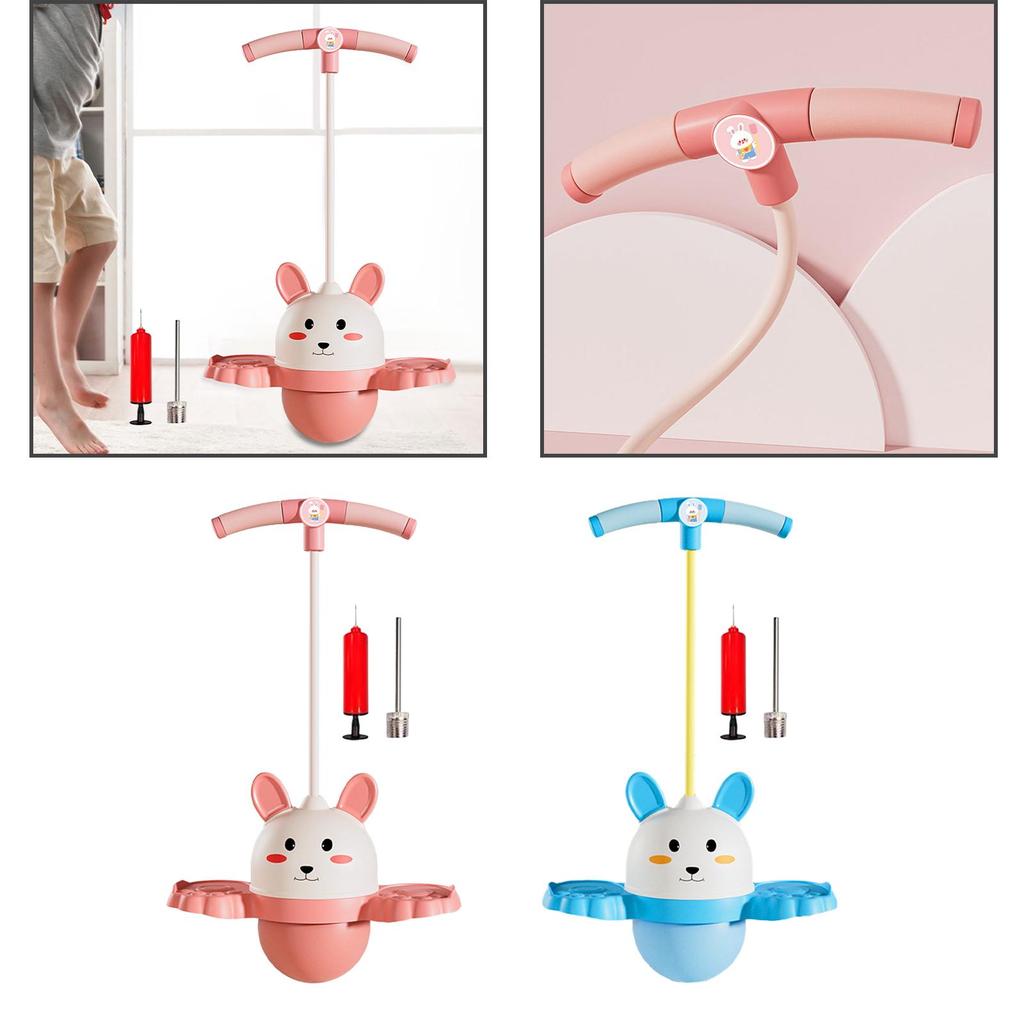 Pogo with Handle Balance Coordination Pogo Jump Toy Pogo Stick Jump Pogo Bouncing Ball for Game Home Playground Sport Outdoor