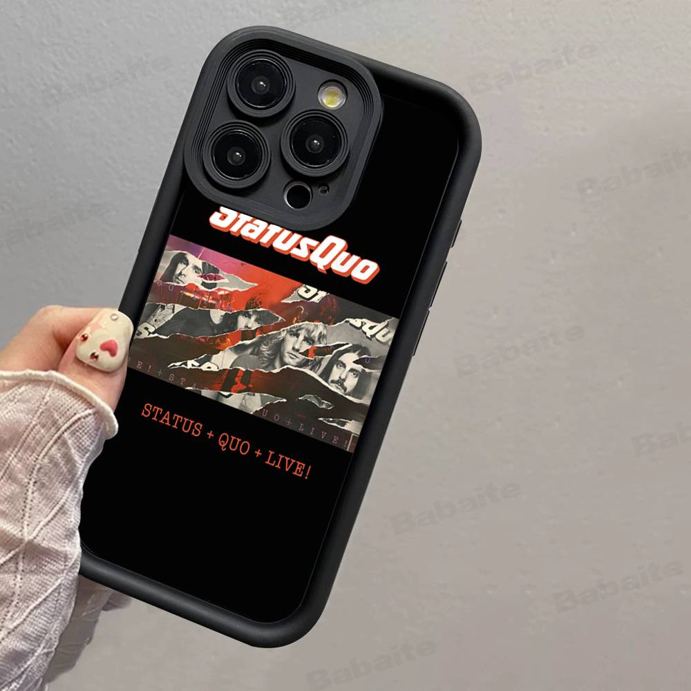 S-STATUS QUO Handyhülle Für IPhone 17 16 15 13 11 12 14 Pro Max Plus Silikon Hülle Schale