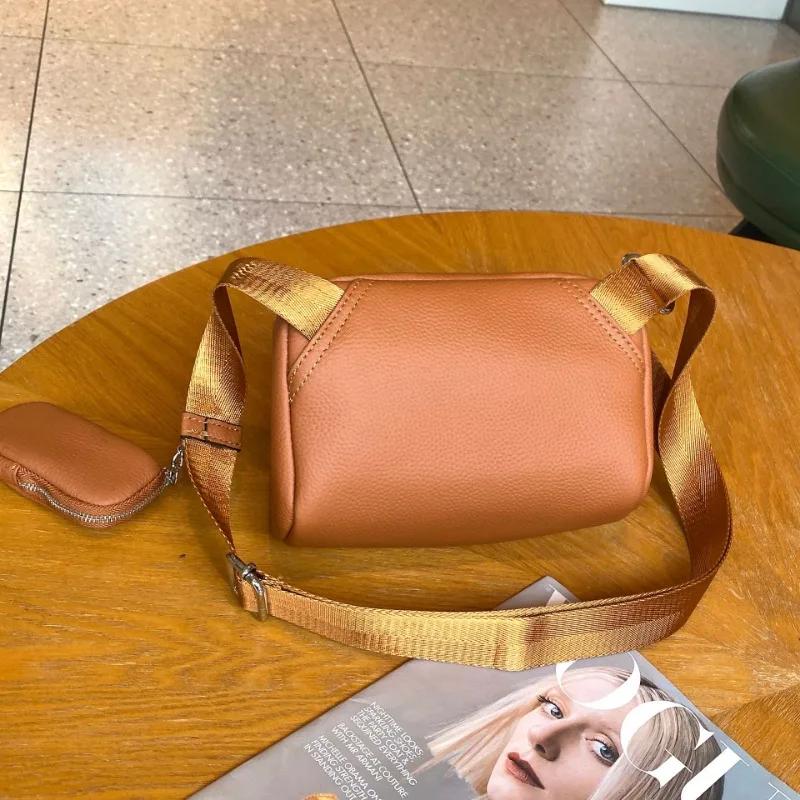 2026 Women's Cowhide Leather Crossbody Small Bag, Stylish Phe & Coin Purse, Versatile Soft Leather Shoulder Bag Everyday Use