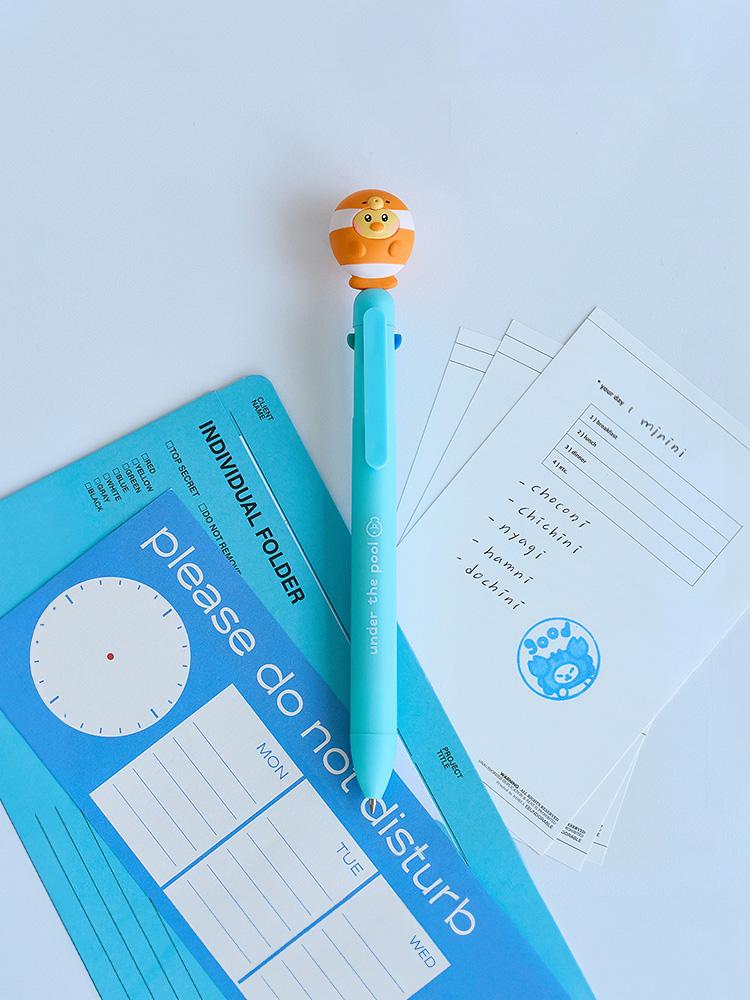 Line Friends MININI Under the Pool Sallini Figure Gel Pen