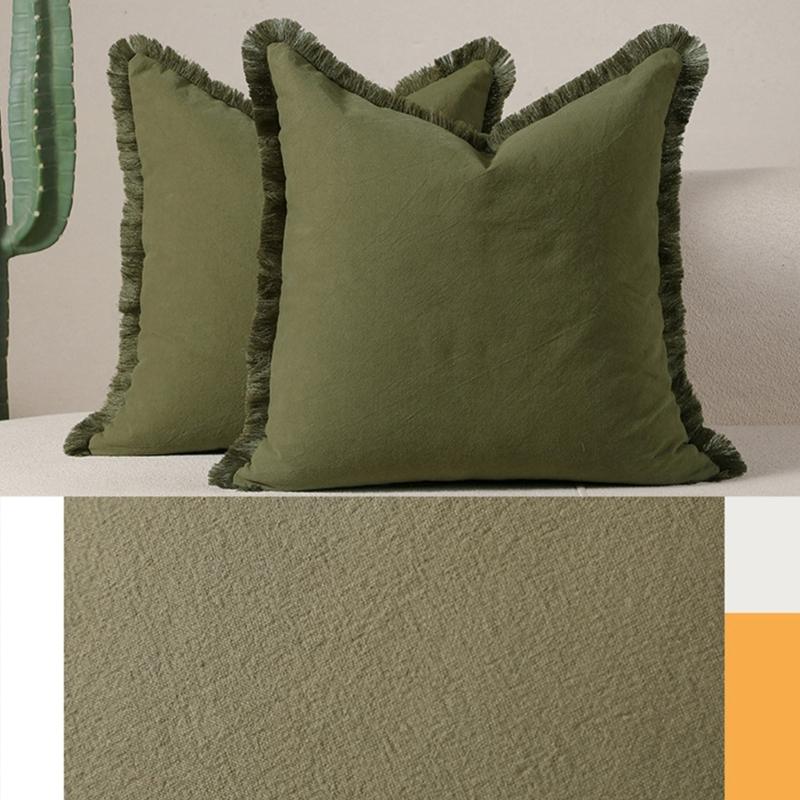 Stylish Cotton Pillowcases Sofa Living Room Pillow Cover Pillowcase For Couch Bed for Various Home Styles Decoration