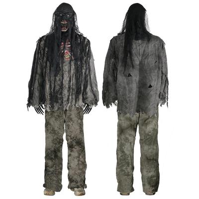 Set Costume Zombi Bruciato: Festa in Maschera di Halloween e Oggetti di Scena per Casa Infestata