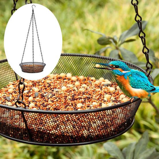 Bird Feeder Attractive Vintage For Chain Long Metal Mesh Seed Tray Garden At Affordable S Free Real Reviews With Photos Joom Bird Feeder Attractive Vintage, Round Mesh Bird Feeders