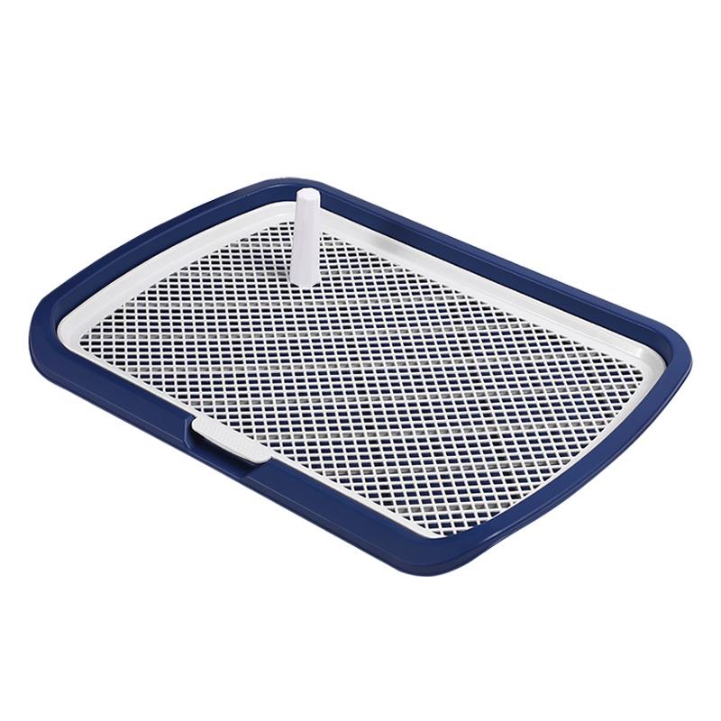 Extra Große Spritzschutz-Hundetoilette mit Säulenurinal, Abnehmbare & Waschbare Flachplatte, Sofort Lieferbereit