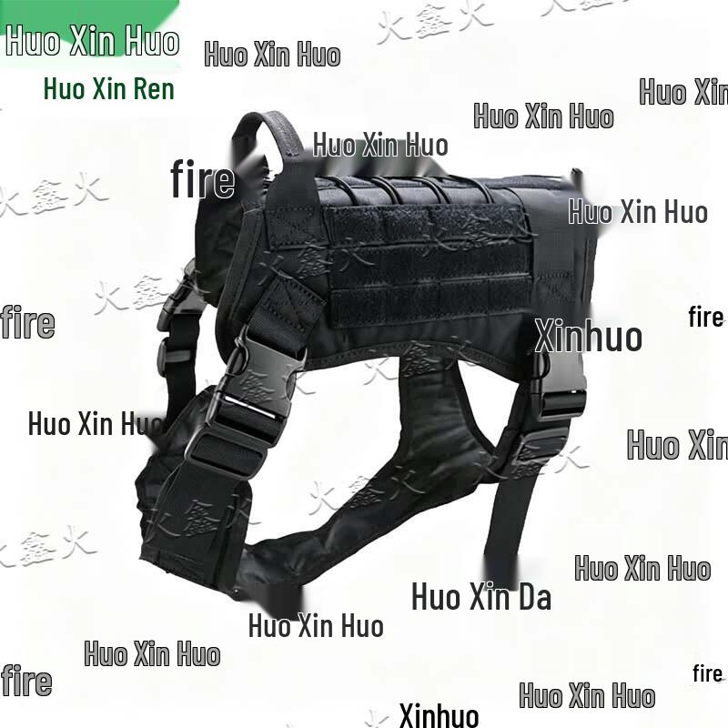 Huoxin Fire Combat Tactical Vest Harness for Working Dogs