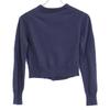Maison Kitsune MW00507KT1036 Navy Baby Fox Patch Cardigan Tops S NavyUsed