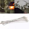 5 Pz/10 Pz Cavo Metallico Anello Blocco a Vite Gadget Anello Portachiavi Acciaio Inossidabile Portachiavi Etichetta Corda Cerchio Corda da Campeggio Raccordi