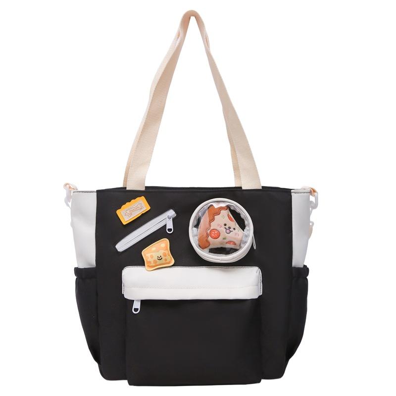 School bag high value fresh and sweet ins make-up bag handbag high school students large capacity