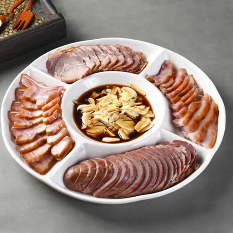 Severská keramická servírovací mísa s 5 přihrádkami