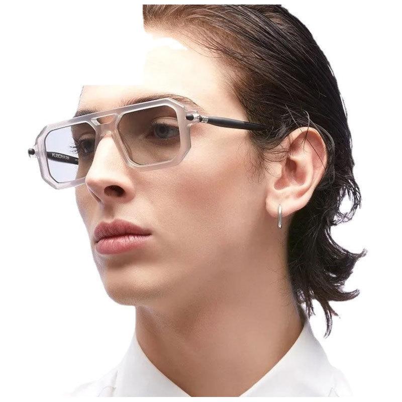 Retro Double Bridge Dámske Slnečné okuliare Módne Leopardie Slnečné okuliare s Trendy Street Wear Tiene Pánske Okuliare Uv400