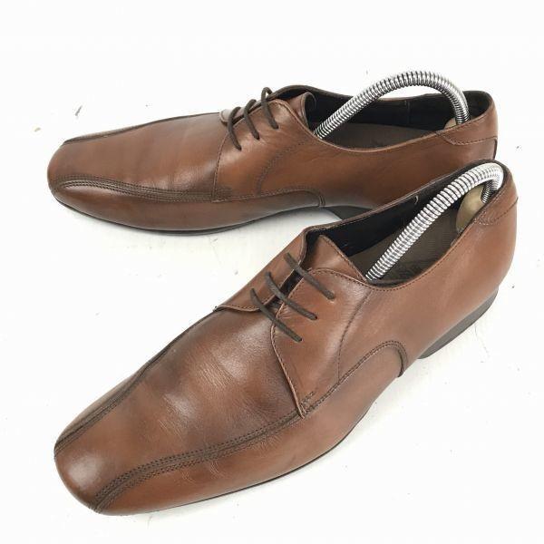 

LAVORAZIONE ARTIGIANA Genuine Leather Swirl Moc Shoes [41 / 25.526.0 / Brown] Business