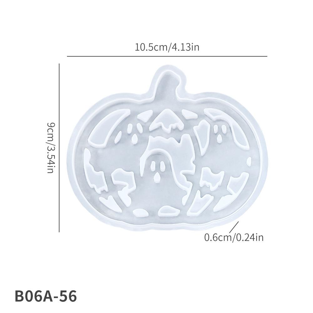 Nová forma DIY silikonová forma na Halloween úložný box atmosférické světlo vydlabaná dýně duch domácí dekorace figurka forma