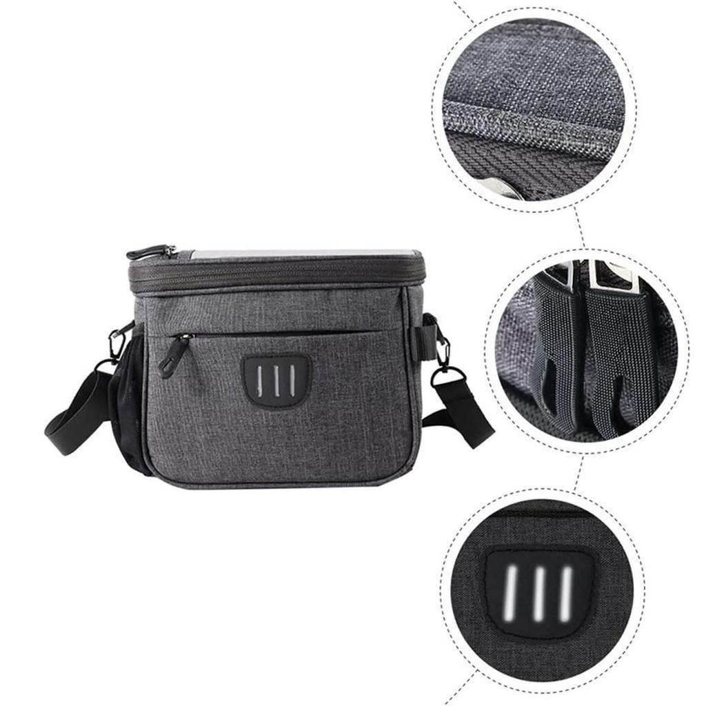 ESLNF Multi Functional Bag Large Capacity Fashion Handlebar Bag Balanced Easy To Install Cycling Bag