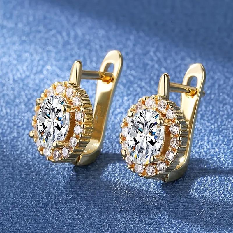 

Cao Shi Elegant Geometric Metal Earrings – Stylish, Trendy, Sparkling Design for Women
