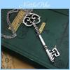 Fashion Key Pendant Necklace Alloy Vintage Short Long Chain For Women Men