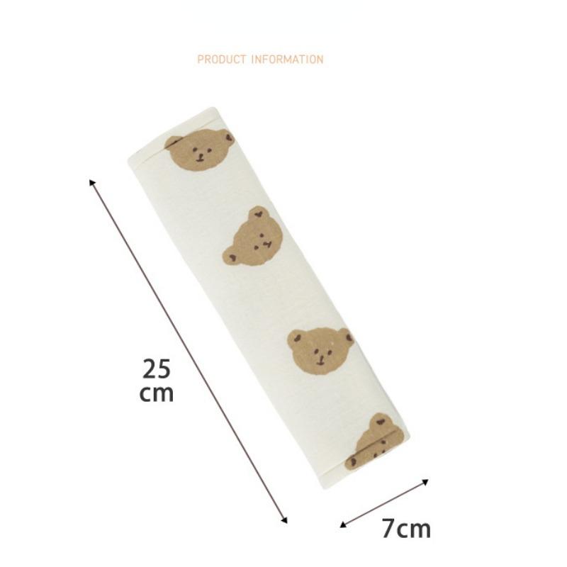 2pcs Shoulder Pad Car Seat Belt Interior Decoration Protection Cartoon Creative Insurance Cover Accessories Ladies Four Seasons