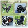 Metal Frame 6 in 1 Baby Push Tricycle with Parent Handle for 1-5 Years Old, Dark Blue