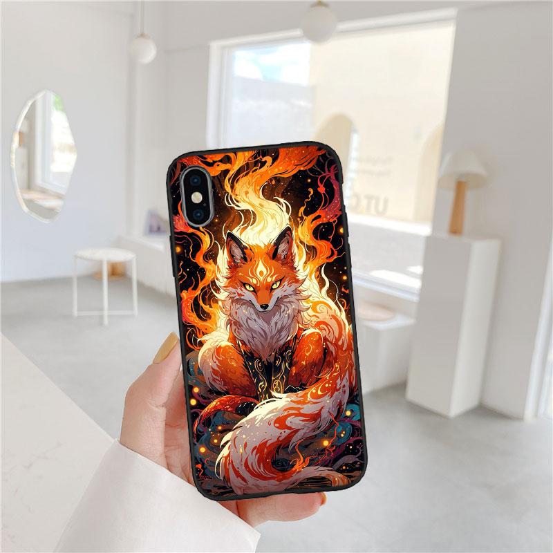 fox funny foxs Shell Phone Case for OPPO A40 A60 A80 A15 A16 A16K A12 A17 A17K A54 A54S A53 A53S A55 A56 A57 A98 F23