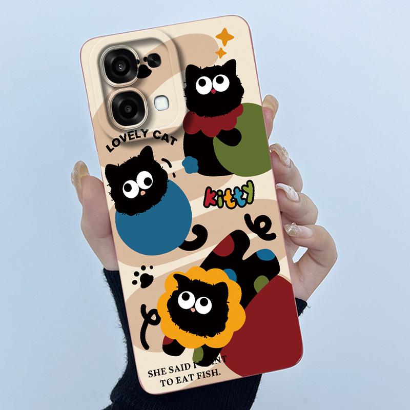 Case For Oppo A6 Pro Cute Panda Sweet Girls Cats Silicone Soft Protective Cover For OppoA6 Pro A6Pro 4G 5G 2025 Bumper Casing