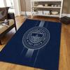Fenerbahçe Flannel Pattern Square Carpet,Area Rug,Carpet Rug for Living Room Bedroom Sofa Playroom Decor,Non-slip Floor Mat
