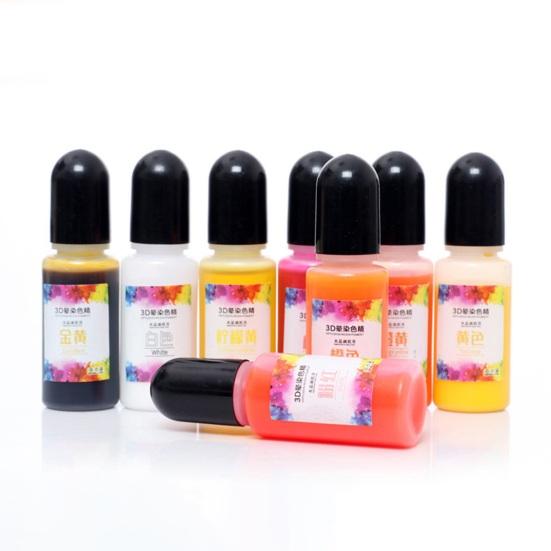 10ml Epoxidharzfarbe Hochkonzentrierter Harzfarbstoff Flüssiges Farbpigment für AB-Harz DIY Schmuckherstellung und Bastelarbeiten