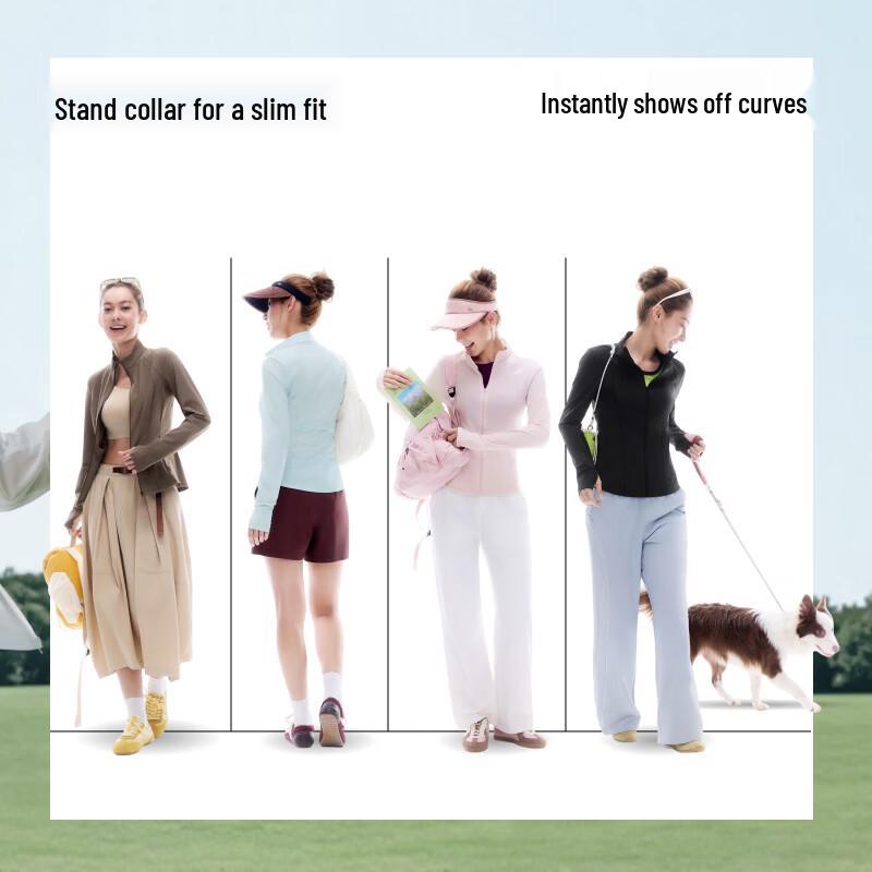 Beneunder Women's Cooling UV Protection Slim Fit Stand Collar Sun Jacket AL013