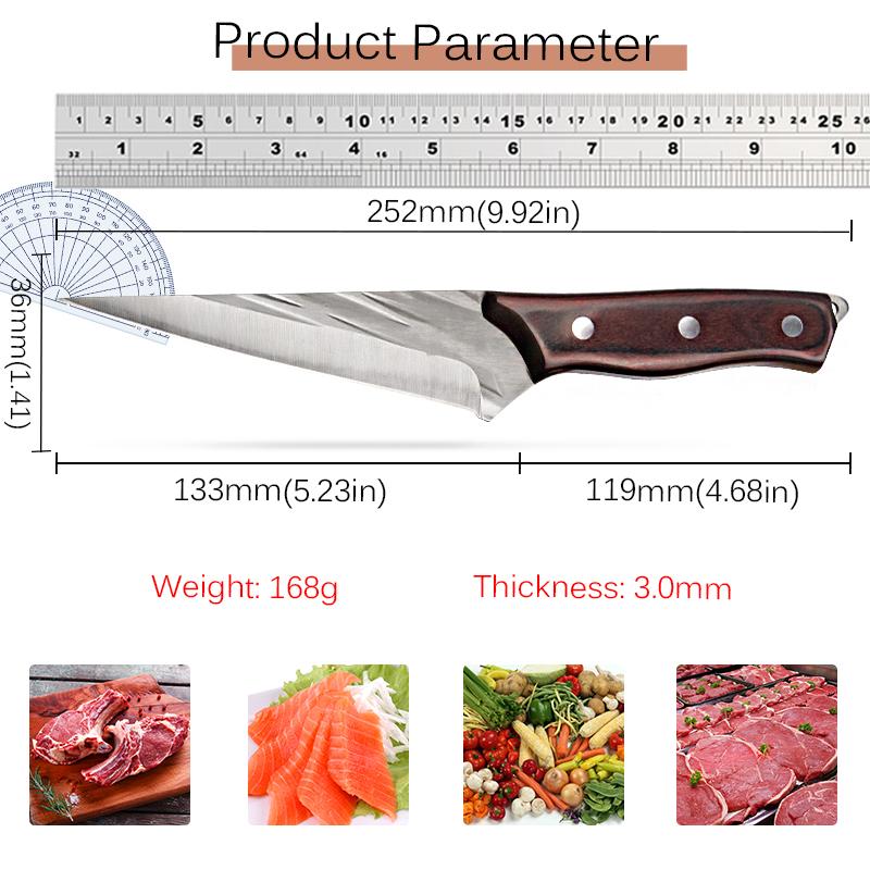 2025 Forging Boning Knife Special Knife for Killing Pigs Slaughtering Knife Chef's Knife Slaughtering Sheep Meat Cutting Stainless Steel Knife