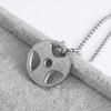 Dumbbell Pendant Necklace Titanium Steel Fitness Gym Necklace Men Women Pendant