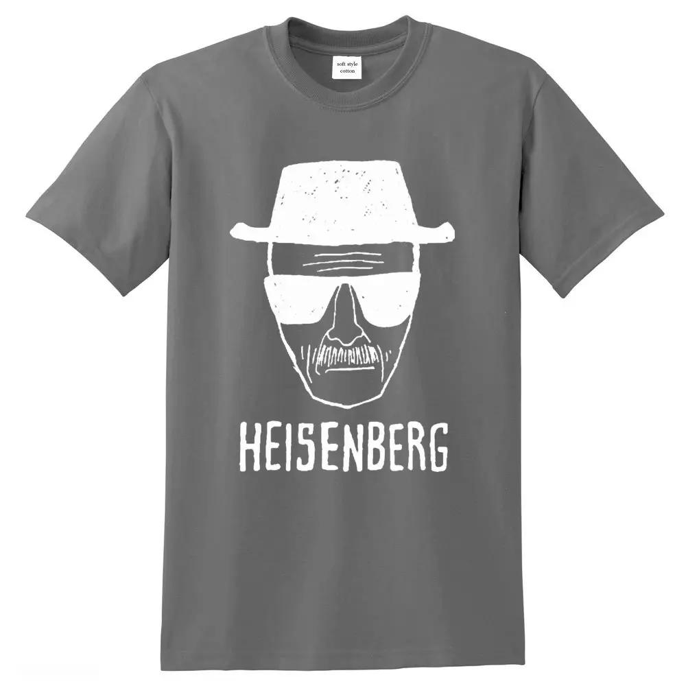Tricou cool pentru bărbați Haine Breaking Bad Calitate superioară 100% bumbac larg Tricou imprimat Heisenberg casual pentru bărbați