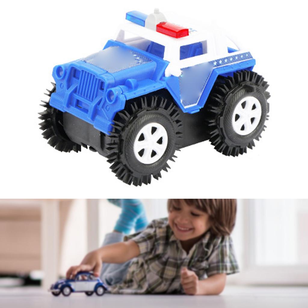 Kids Electric Flipping Truck Automatic Flipping Stunt Simulation Policed   Flipping Vehicle Toy for Boys Girls
