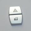 2x Button Cover Sticker Car Chrome ABS Shift Knobs Decorative Cover Sticker For BMW 5 Series F10 Car Interior Parts