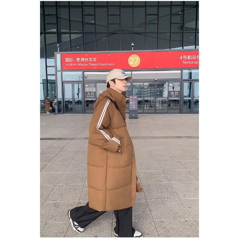 Couples Cotton-padded Jacket for Men and Women with Winter Extended Down Cotton-padded Jacket Loose Outdoor Padded Cold-proof Cotton-padded Jacket.