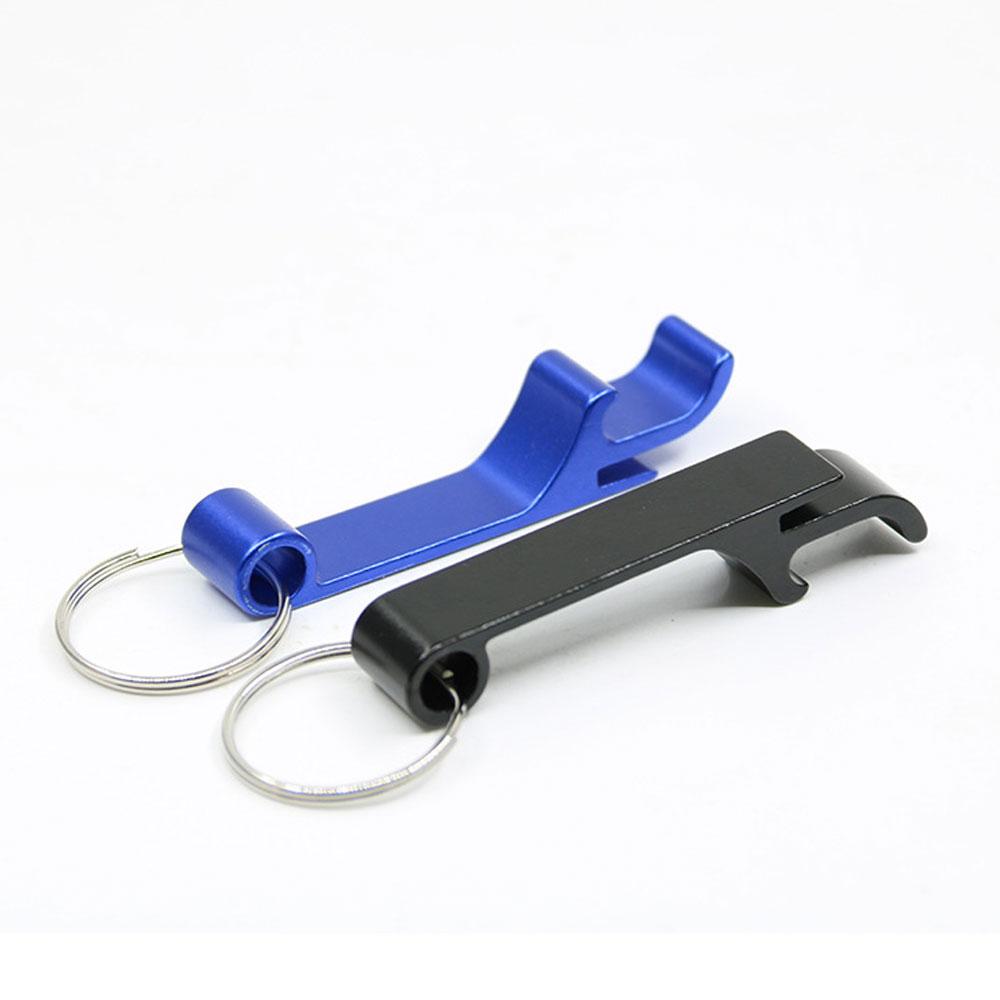 1Pc Colored Aluminum Bottle Opener Keychains Beer Bottle Opener Keychain Keyring for Kitchen