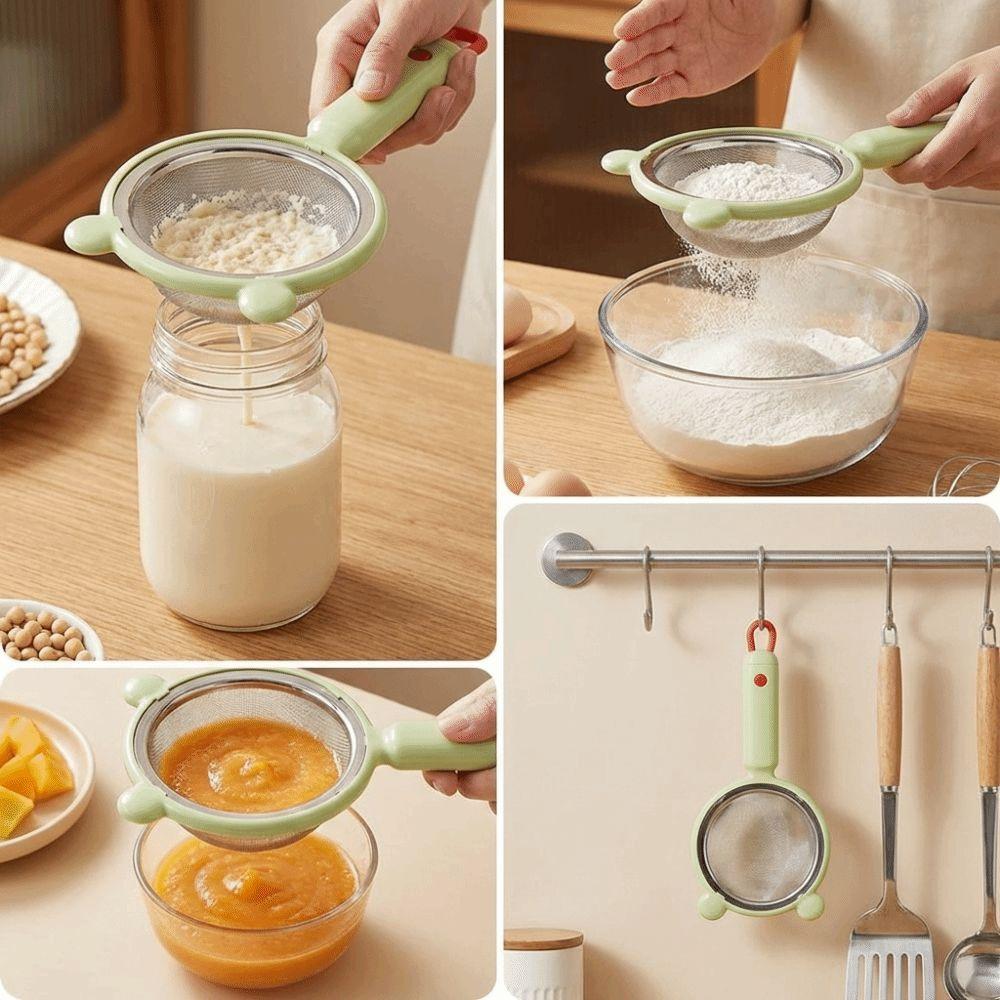 Fine Mesh Flour Strainer Detachable Soy Milk Filter Soybean Milk Filter  Home Cooking
