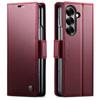 CaseMe For Samsung Galaxy Z Fold 7 Magnetic Flip Leather Wallet Case Skins Cover