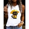 Fashion Women's Casual Comfort Top Loose Sleeveless T-Shirts Women’s