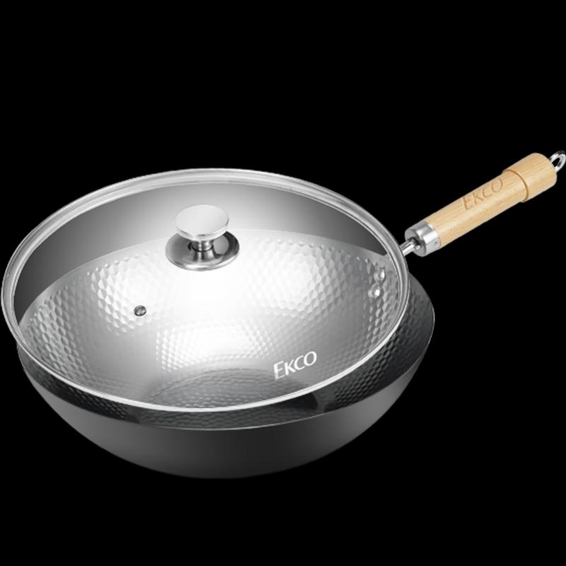 EKCO Corning Fine Iron Wok
