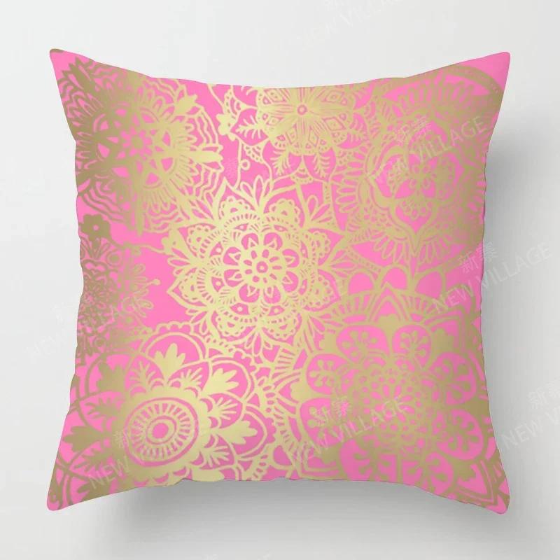 Jesienne Dekoracje Domu Jesienna Poszewka na Poduszkę do Salonu Sofa Boho Poszewka na Poduszkę Mandala