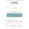 Rimless Myopia Glasses, Finished Products, Handsome, Elegant, Fashionable for Men and Women, The Same Style, Simple and Trendy, Plain-faced Glasses