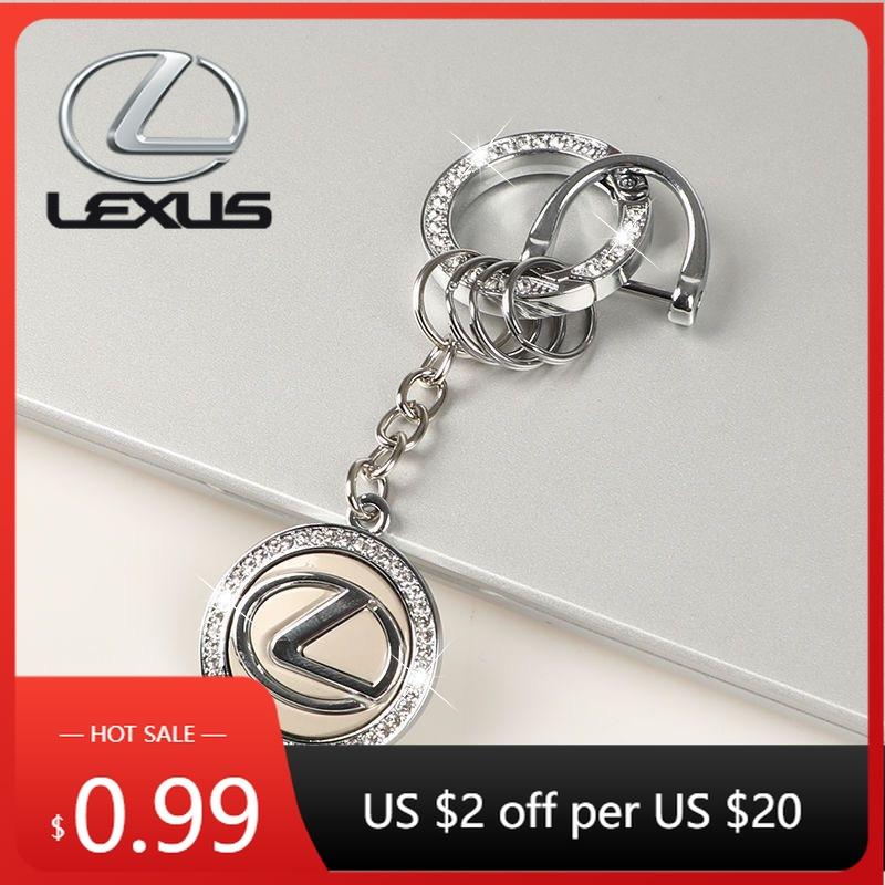 Interior Stickers 1Pc Car Key Chain Keyring Pendant Metal Keychain Holder Accessories For Lexus ES300 RX330 RX300 GS300 IS250 IS MY3