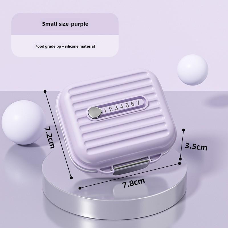 Kompakter 7-Tage Reise-Pillenorganisator & Schmuckaufbewahrungsbox